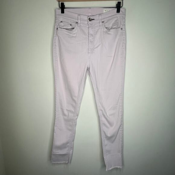 Rag & Bone Lilac High Rise Ankle Skinny Jeans Size 30 - Picture 2 of 8